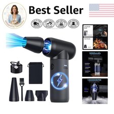 Eco-Conscious Electric Air Duster - Compact Handheld Cleaning Device with HEPA picture