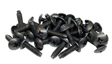 RackGold® 12-24 Rack Screws - 25 Pack RoHS Compliant USA Made G1224-SBN-T25 picture