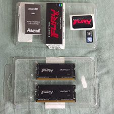 Kingston FURY Impact 64GB (2x32GB) DDR4-3200 SO-DIMM RAM KF432S20IBK2/64 picture