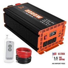 3000W Power Inverter 12V DC to 110V/120V AC Converter Peak Power Inverter-3000W picture