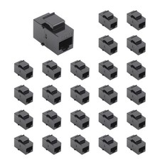 25PCS CAT6 Keystone RJ45 Female to Female Gigabit Ethernet Coupler picture