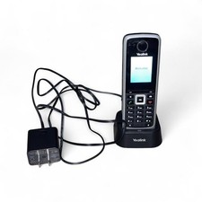 Yealink W52P DECT Cordless IP Phone Black with Base and Charger - Turns On picture