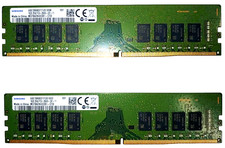 2 Sticks 16GB (32GB) 2RX8 PC4-2666V-UB1-11 Samsung Desktop RAM DDR4 DIMM picture
