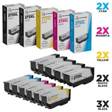LD Replacement for Epson 273XL Set of 11 HY Ink Cartridges 3BK, 2C, 2M, 2Y, 2PBK picture