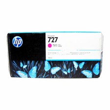 Genuine HP 727 Magenta 300ml F9J77A DesignJet T1500 T920 T2500 (Retail Box) picture