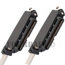25 Pair Telco Amphenol CAT3 Trunk Cable 50-Pin Female to Female PBX AMP - 15ft picture