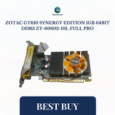 ZOTAC GT610 SYNERGY EDITION 1GB 64BIT DDR3 ZT-60602-10L FULL PRO picture