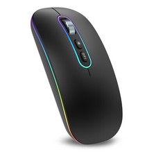 cimetech Wireless Mouse Bluetooth for Laptop, M01 Rechargeable Silent LED Com... picture