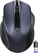 Wireless Mouse 2.4G Silent Ergonomic 1600 DPI USB Nano Receiver Laptop PC picture