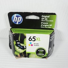 New Genuine HP 65XL Tri-Color Ink Cartridge Exp. Date 11/2022 picture