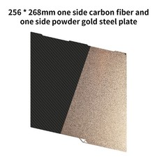 256X268MM PEI Sheet Spring Steel Plate Double Side Textured Bed Board for Kobra3 picture