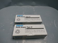 New 2Pack GENUINE SAVIN RICOH STAPLE TYPE K 410804 410802 9859 9858 (502R-SA) I1 picture