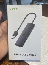 Acer 5-in-1 USB Hub 3.0 Black, 4 Ports ODK350 OPEN BOX picture