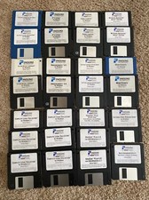 Vintage Huge Lot Parsons Technology 3.5” Floppy Many Legal 13 Programs 27 Disks picture