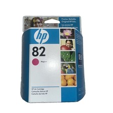 HP 82 Magenta DesignJet Ink Cartridge 69ml C4912A Genuine OEM Sealed  picture