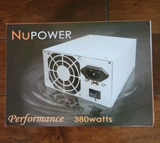 Nupower Performance 380 Watts ATX12V Power Supply SATA Open Box picture