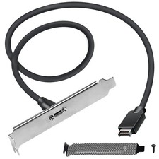 USB 3.2 Gen 2 USB-C Front Panel Adapter Cable, Motherboard Header Extension Adap picture
