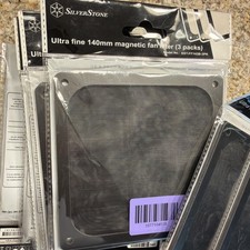 SilverStone SSTFF143B3PK 140mm Ultra Fine Magnetic Fan Filter 3-Pack picture