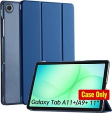 Tablet Case for Galaxy Tab A11+ 11 Inch 2025, Translucent Hard Shell, Blue picture