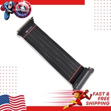Thermaltake TT Premium PCI-E 4.0 Flexible Riser Cable 300mm 16X Shield picture