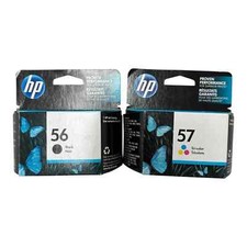 New Genuine HP 56 57 Black Color Ink Cartridge for Officejet 4110 4215 6105 picture