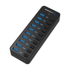 SABRENT 10-Port 60W USB 3.0 Hub with Individual Power Switches ... USA FAST SHIP picture
