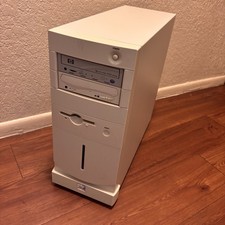 Vintage ASUS Powered ATX Desktop PC Tower Empty Case W/ Power Supply LP6100 ATX picture