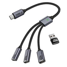USB-C Splitter 1-to-3 ⚡ Multi Type-C Hub Adapter USB-C Male picture