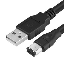 Firewire to USB Adapter Cable IEEE 1394 Male 6-Pin to USB 2.0 Male Converter Fir picture
