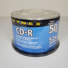 Dynex CD-R 52X 80 Min 700MB 50 Pack Recordable Compact Discs Brand New Sealed picture