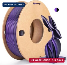 Silk Dual Color PLA+ 3D Printer Filament 1.75mm, No Tangle Shiny Filament Net We picture