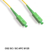 LOT 10pcs 3M SC/SC APC OS2 9 /125 Simplex Single-Mode Fiber Optic Cable OFNR picture