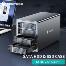 2/4/5 Bay Type B Type C Hard Drive Enclosure Daisy Chain For 2.5