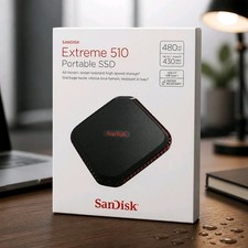 NEW SANDISK EXTREME 510 PORTABLE SSD 480 GB (SDSSDEXTW-480G-GA1) picture