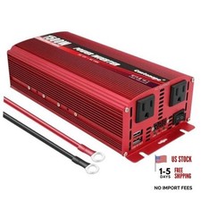 1500W Power Inverter DC 12V to AC 110V/120V with Dual AC Outlets 15000W-12V picture
