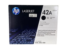 HP LaserJet 42A Black Toner Print Cartridge Q5942A (New Sealed) picture