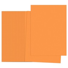 Orange Red Color Copy Paper, 100 Sheets 8.3x5.9