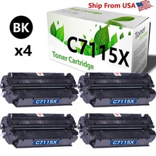 4PK C7115X 7115X Toner Cartridge Laser Jet 1000 1220SE Printer Monochrom picture