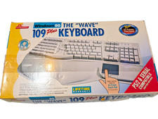 NOS Open Box PC Concepts Wave 109 Plus Keyboard Touchpad Windows 95 w/ Drivers picture