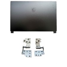 New for MSI Stealth 15M MS-1562 1563 Dark Blue Top Lid LCD Back Cover+Hinge (LR) picture