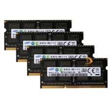 Samsung 4x 8GB 2RX8 DDR3 1600MHz PC3L-12800S 204PIN SODIMM Laptop RAM Memory picture
