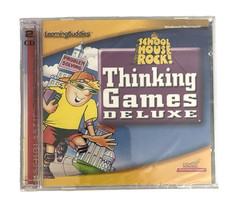 SCHOOL HOUSE ROCK Thinking Games Deluxe for PC  Windows 95 98/Mac 2-Disc CD Set picture