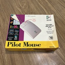vintage Logitech Pilot Mouse (Model #0230, Serial Version) picture