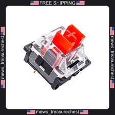 OUTEMU Red Linear Switches 3-pin 45g for Mechanical Keyboard Pack of 32 picture