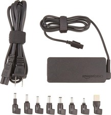 NEW Amazon Basics Universal 65W Ultrabook Laptop Charger AC Adapter 8 Tips picture