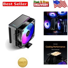 Gamma A40 ARGB CPU Cooler, 100mm Fan, 133mm Height – Stellar Performance & Style picture