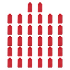 32Pcs 3.5 x 0.8 Inch Cable Labels Electronic Cable Identification Tags Red picture