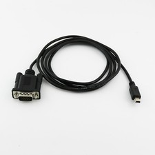 1x Mini USB Male 5 pin To VGA D-SUB 15 pin Male Cable For Mobile DVD EVD 1.5m picture