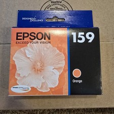 Epson 159 Orange Ink Cartridge Genuine OEM for R2000 SEALED Exp 01 /2027 picture