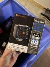 Thermaltake Riing Silent 12 CPU Cooler 120mm Blue LED AM4 LGA115x Intel PWM picture